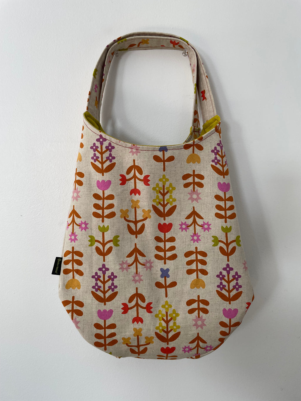 Market Tote - Floral Folk Print