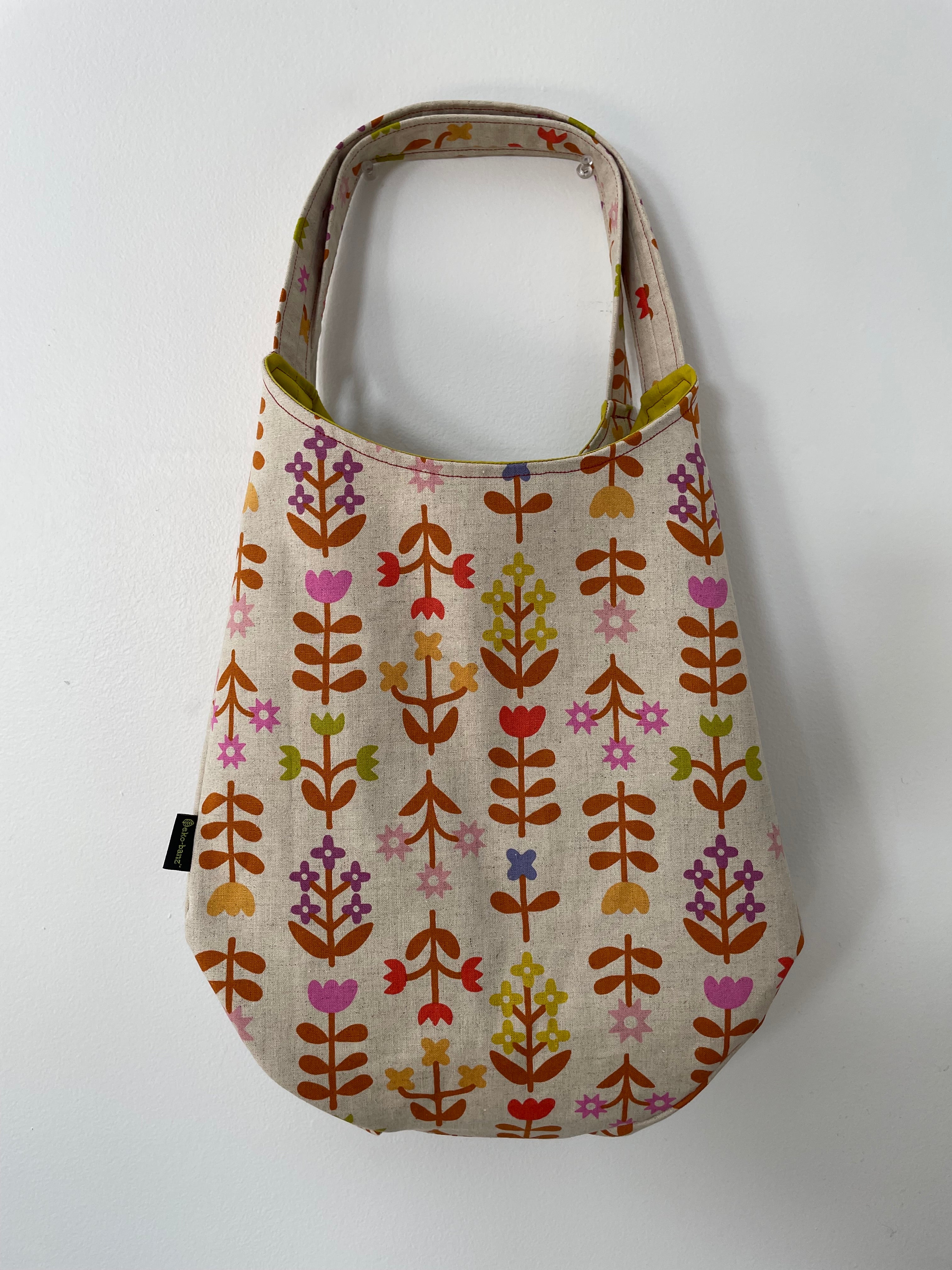 Market Tote - Floral Folk Print