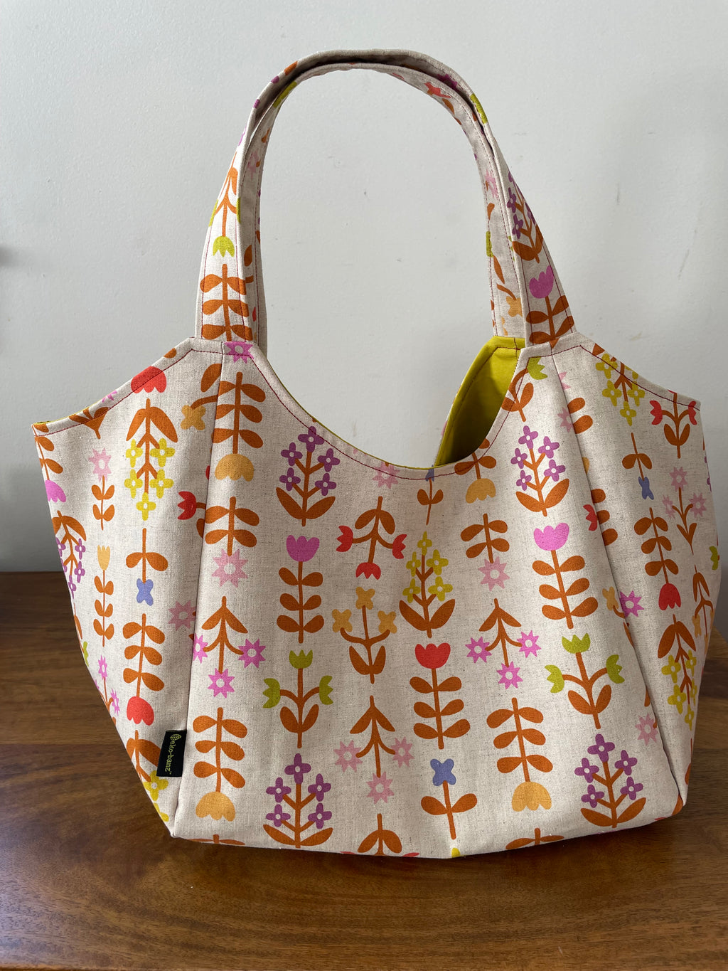 Market Tote - Floral Folk Print