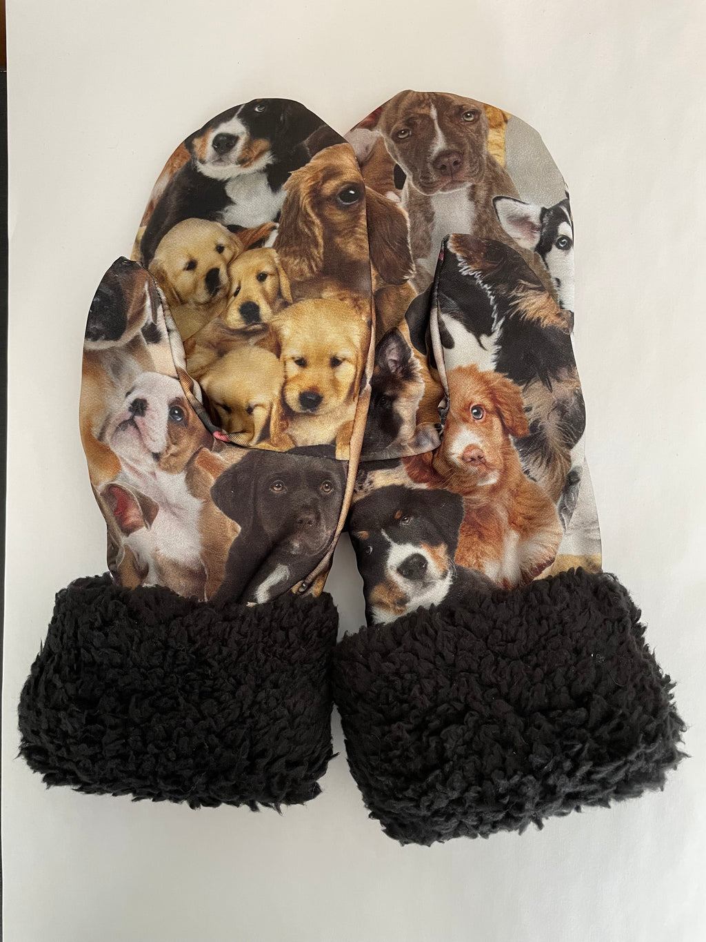 Patterned Mitts - Doggy Print