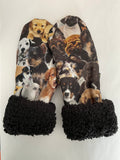 Patterned Mitts - Doggy Print
