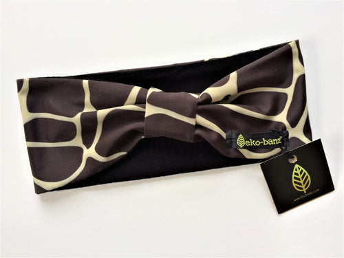 Brown/Beige Printed Headband