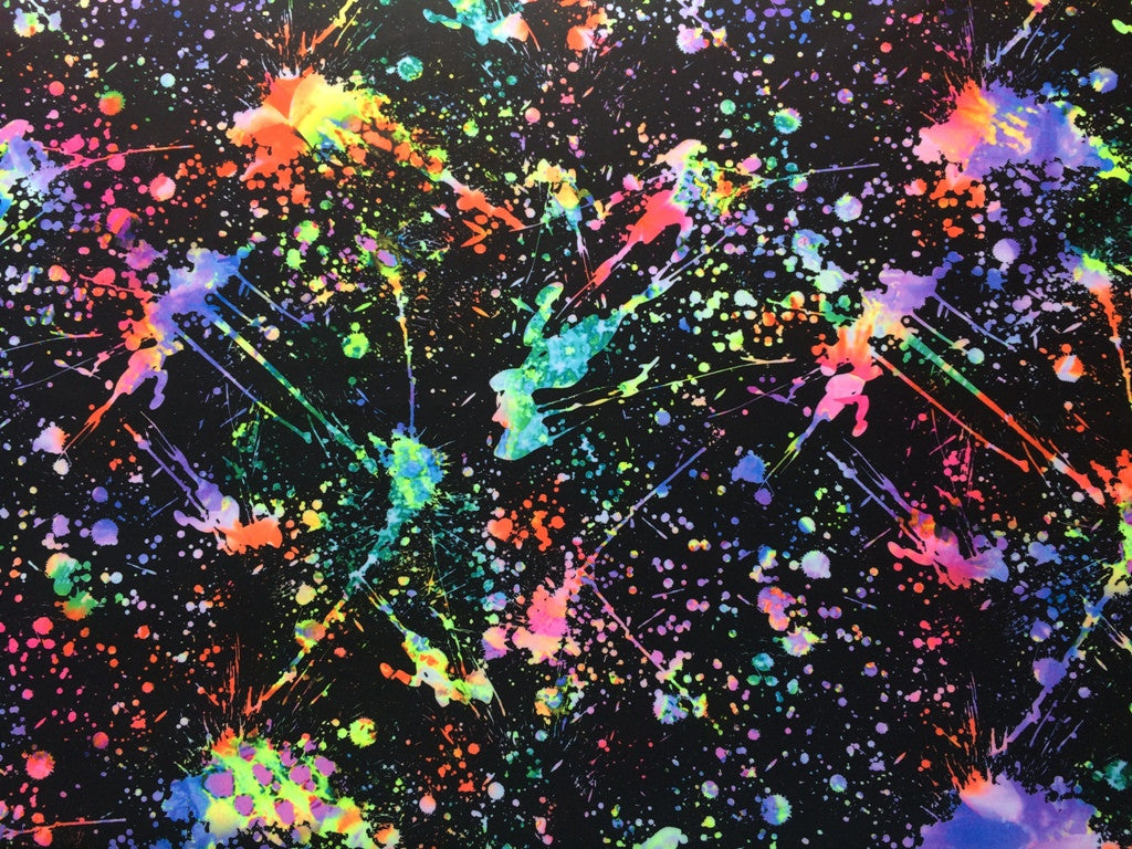 Paint Splatter Print Headband