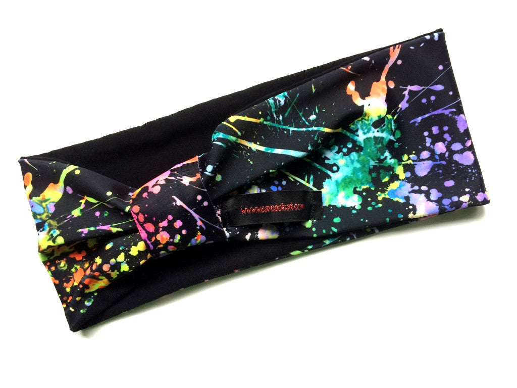 Paint Splatter Print Headband