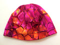 Fuschia-Orange Sparkly Print Hat