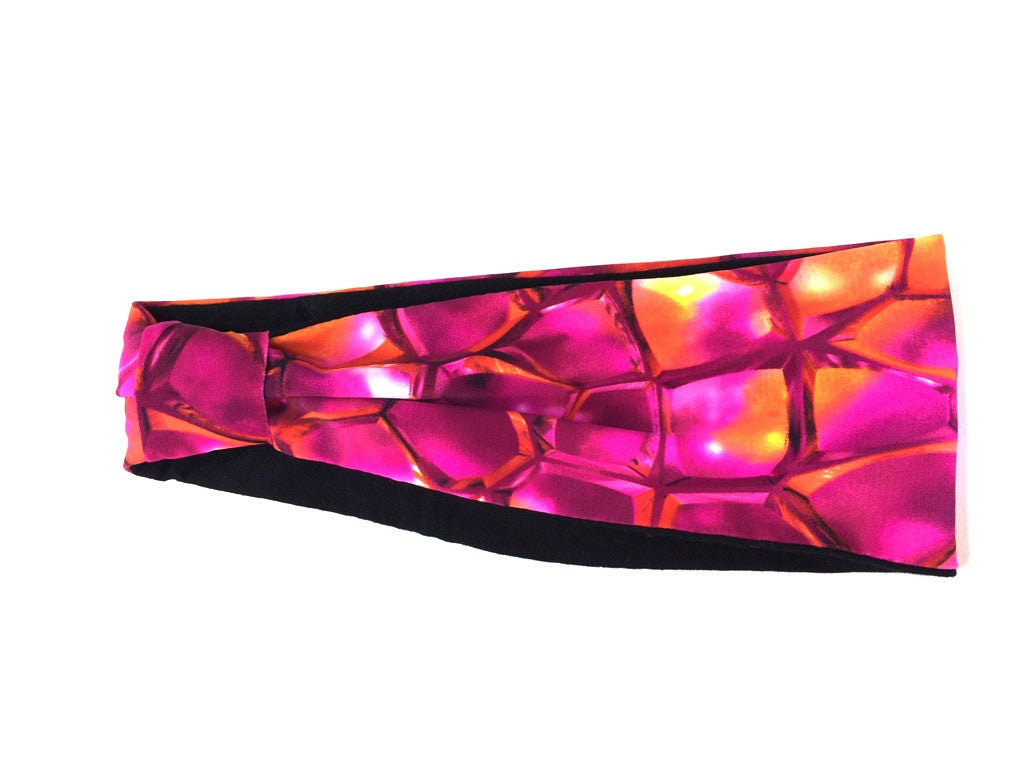 Fuchsia-Orange Headband