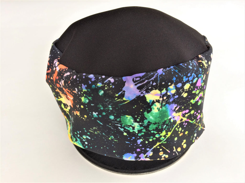 Paint Splatter tie-back hat