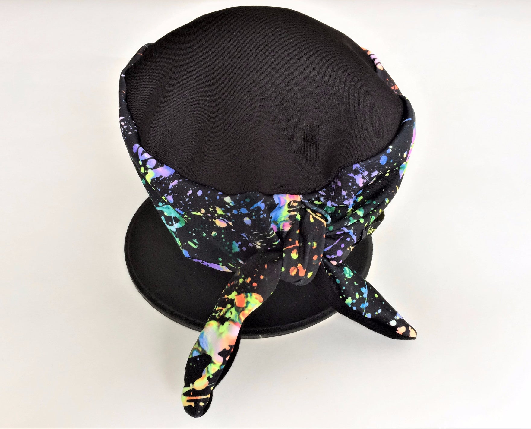 Paint Splatter tie-back hat