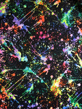 Paint Splatter tie-back hat