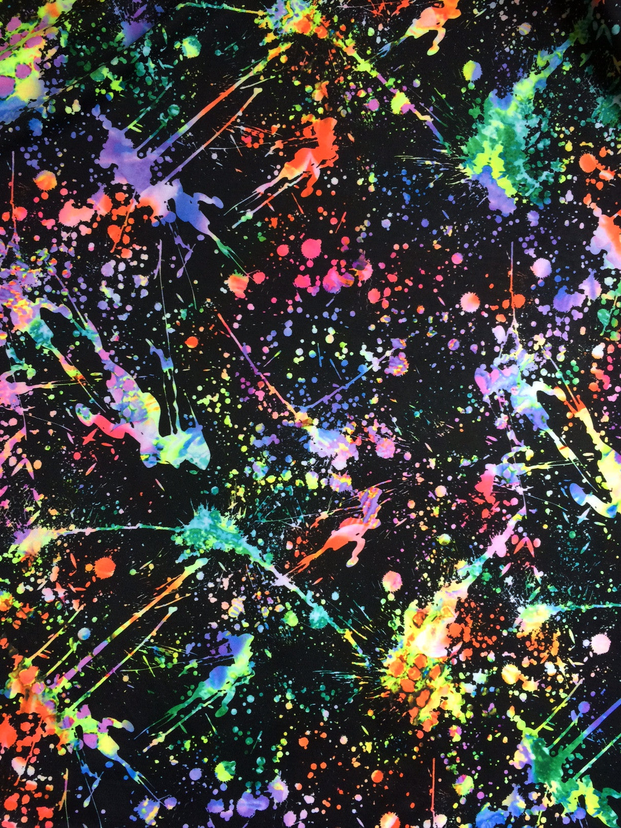 Paint Splatter tie-back hat