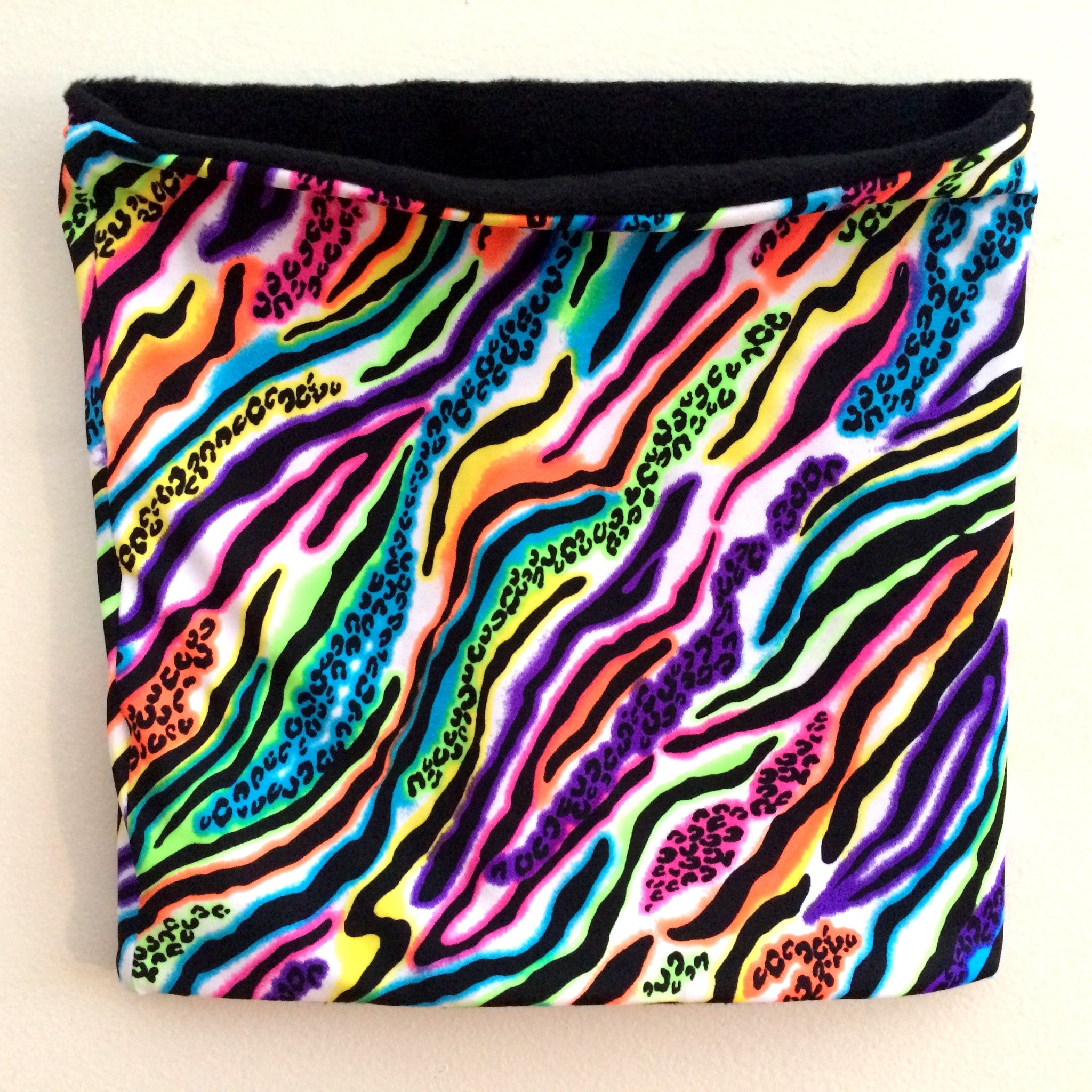 Jazzy Neon Print Neck Warmer