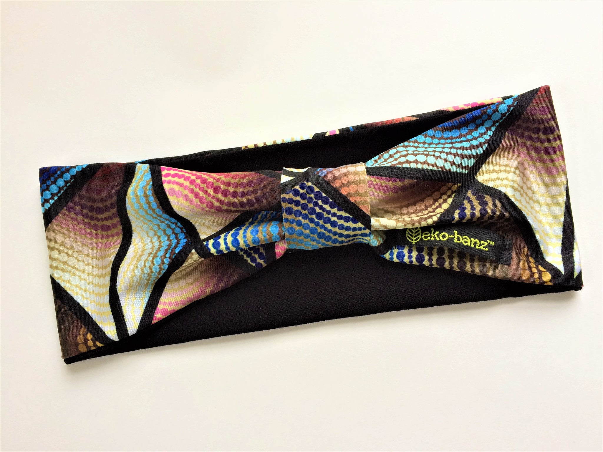 Fractured Gold Print Headband