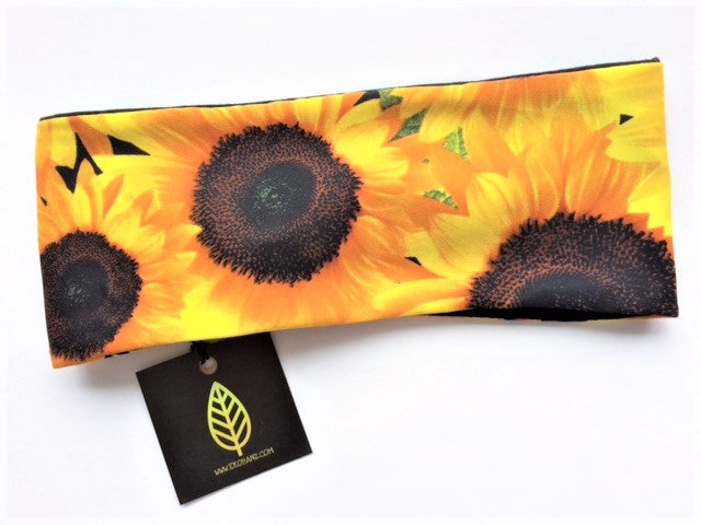 Sunflower Print Headband